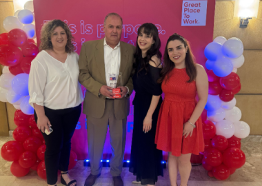 Great Place to Work award ceremony