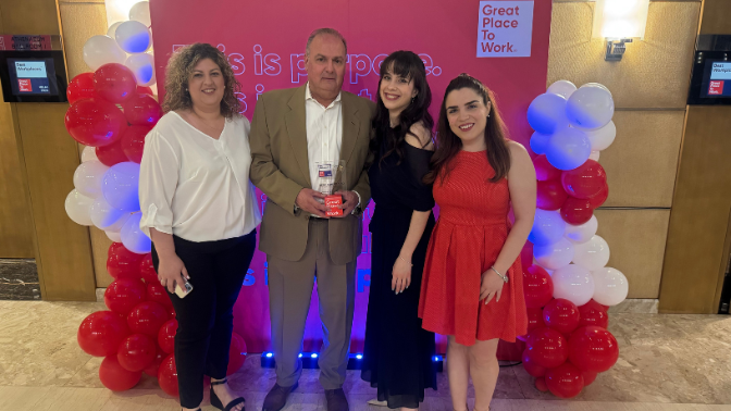 Great Place to Work award ceremony